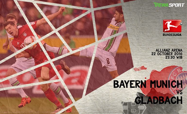 Prediksi Pertandingan Antara Bayern Munich Melawan Borussia M’Gladbach
