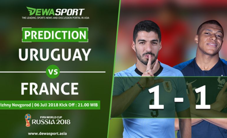 Prediksi Uruguay vs Prancis 6 Juli 2018