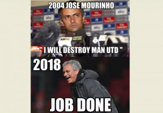 MU Gagal Menang, Meme Kocak Sindir Nasib Mourinho