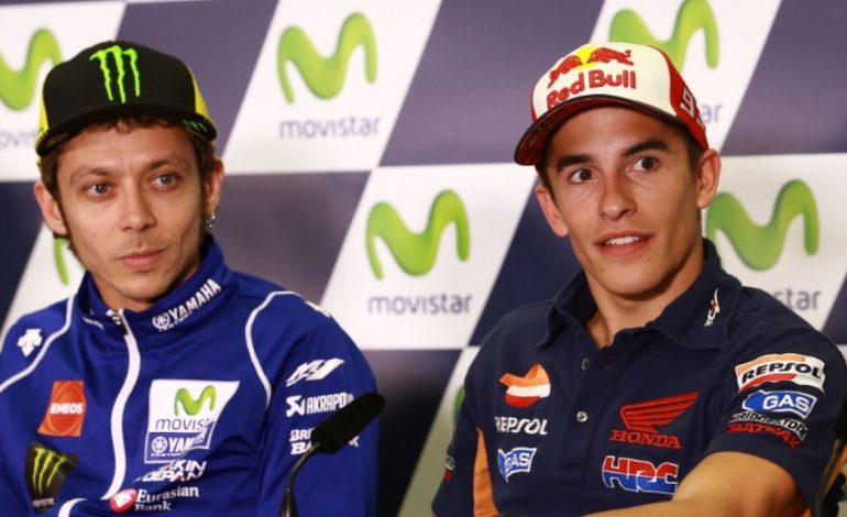 Rossi dan Marquez Beda Pandangan Soal Jump Start