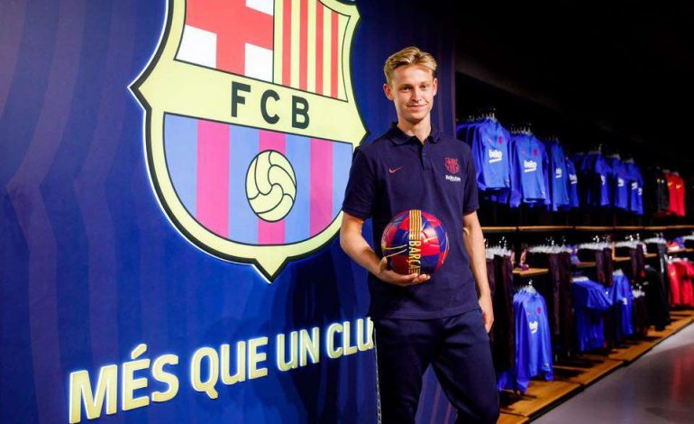 Frenkie De Jong Tunggu Matthijs De Ligt Di Camp Nou