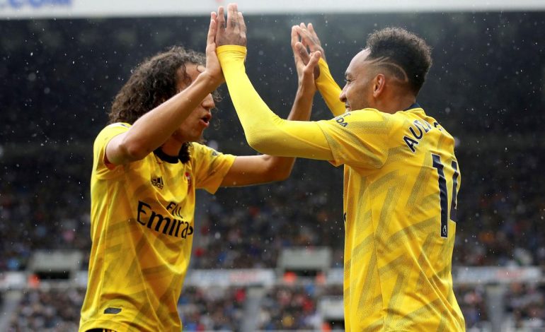 Gol Pierre-Emerick Aubameyang Bawa Arsenal Bungkam Newcastle United