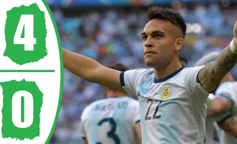 Lautaro Martinez Hat-trick, Argentina Tekuk Meksiko 4-0