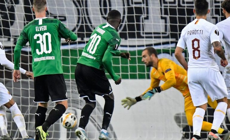 Man of the Match Borussia Monchengladbach vs AS Roma: Marcus Thuram