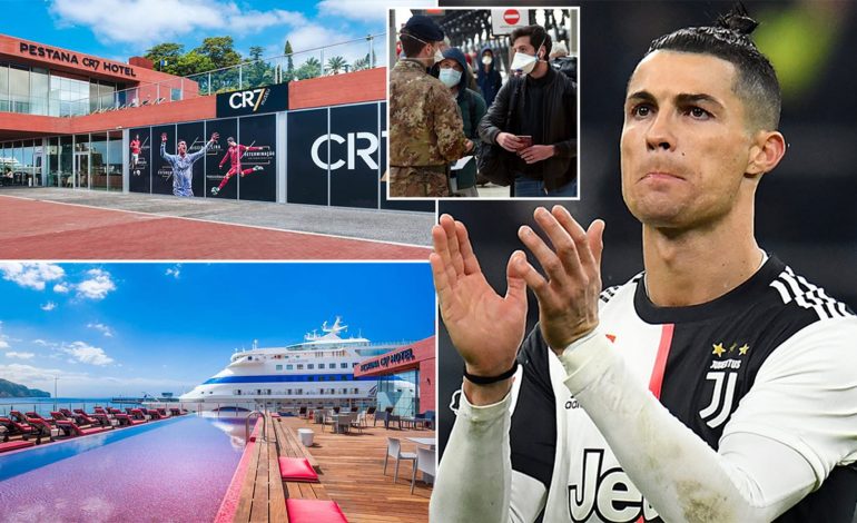 Cristiano Ronaldo Ubah Hotelnya Jadi Rumah Sakit untuk Pasien Terinfeksi Corona