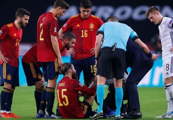 Sergio Ramos Cedera Hamstring, Absen di Tiga Laga