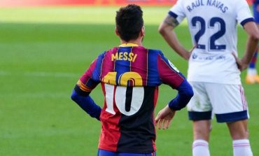 Tribut Menyentuh Lionel Messi untuk Diego Maradona di Laga Kontra Osasuna