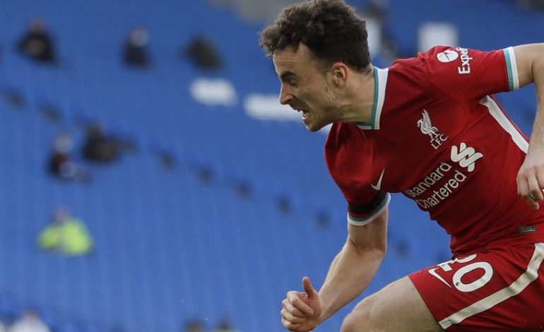Cedera, Liverpool Dipastikan tak Diperkuat Diogo Jota Sekitar Delapan Pekan
