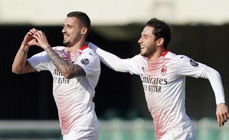 Verona vs AC Milan: Tanpa Ibrahimovic, Rossoneri Menang 2-0