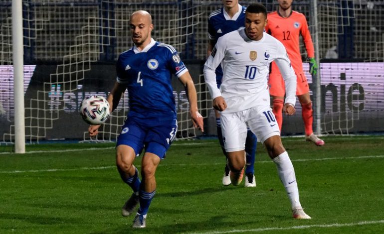 Hasil Pertandingan Bosnia-Herzegovina vs Prancis: Skor 0-1