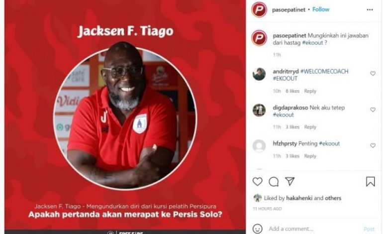 Jacksen F Tiago Resmi Dipecat Oleh Persipura, Akankah ke Persis?