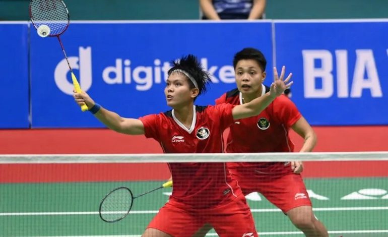 Kekalahan Indonesia menjadi pelajaran bagi Apriyani/Fadia jelang Indonesia Open 2022 pertandingan