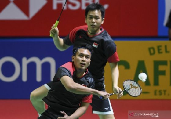 Mohammad Ahsan/Hendra Setiawan Meraih Tiket 16 Besar Usai Mengalahkan Tuan Rumah